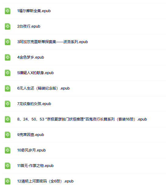 豆瓣书单top100百度网盘-豆瓣推理TOP100书单